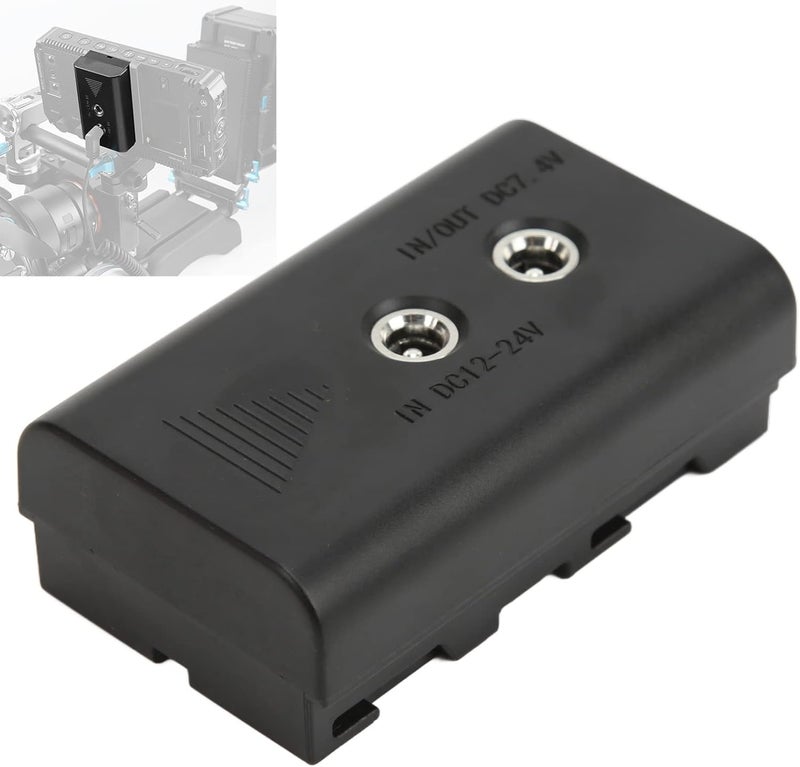 woobles Camera Dummy Battery, Wide Applications NPF550 Dummy Battery Low Temperature Resistant for Sony NPF970 for Sony NPF550 - Image 2